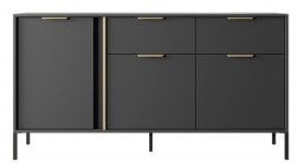 Komoda Lars s predali - Antracit