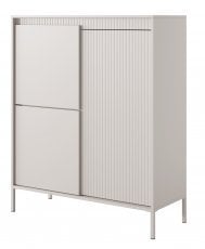 Visoka komoda Senso 3D - Bež