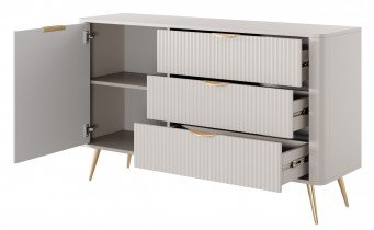 Laski meble - Komoda Lante D - 138 cm - bež