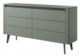 Komoda Soul 163 6S/ C - Zelena