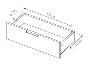Laski meble - Komoda Tally B - 138 cm