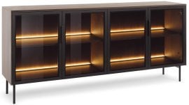 Komoda Lumi B - dunin hrast/črna