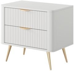 Nočna omarica Lante G - bela