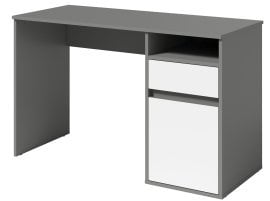 Pisalna miza Billa 60 - grafit/bela