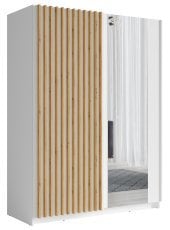 Garderobna omara z drsnimi vrati Dalia III 10 - bela