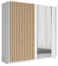 Garderobna omara z drsnimi vrati Dalia III 12 - bela