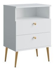 Komplet dveh nočnih omaric High 22 - bel