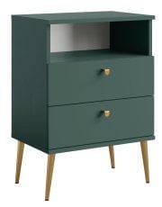Komplet dveh nočnih omaric High 22 - zelen