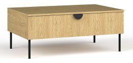 Klubska miza Mond 07 - hrast Baltic