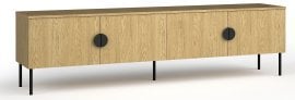 TV komoda Mond 09 4D - hrast Baltic