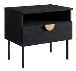 Komplet dveh nočnih omaric Mond 23 - črna