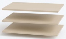 Dodatne police za garderobno omaro Lorenz 67 