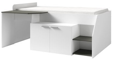 Meblosiek - Postelja z mizo in omarico Multi II 38 2D - 90x200 cm