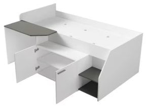Meblosiek - Postelja z mizo in omarico Multi II 38 2D - 90x200 cm