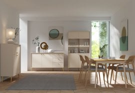 Dnevna soba in jedilnica Rose - bež