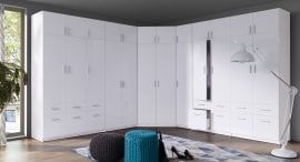 Modularna garderoba Snow - bela