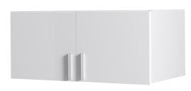 Zgornja dvovratna omara Snow 02A B - bela