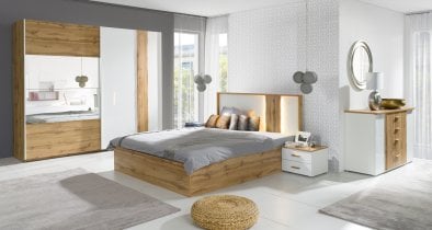 Meblosiek - Dvižna postelja Wood II 81 FSC B - 160x200 cm