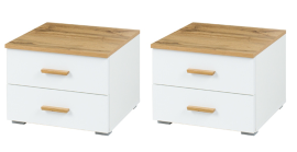 Komplet dveh nočnih omaric Wood II 23 FSC B 