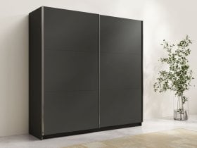 Meblosiek - Garderobna omara z drsnimi vrati Arsala 11 - 200 cm - grafit