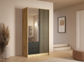 Garderobna omara Katania 15 - 100 cm - artisan hrast