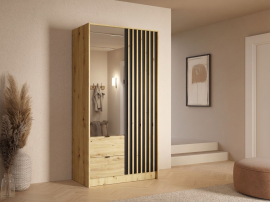 Garderobna omara Katania 15 - 100 cm - artisan hrast