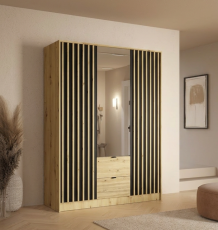 Garderobna omara Katania 19 - 150 cm - artisan hrast
