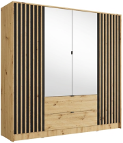 Meblosiek - Garderobna omara Katania 20 - 200 cm - artisan hrast