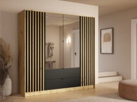 Garderobna omara Katania 20 - 200 cm - artisan hrast
