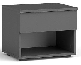 Komplet dveh nočnih omaric Fino – grafit