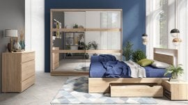 Spalnica Fino - sonoma hrast