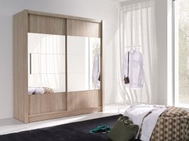 Garderobna omara z drsnimi vrati Roma - 180 cm