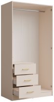 Meblosiek - Garderobna omara Konso 15 - 100 cm - bež