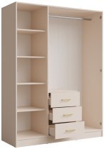 Meblosiek - Garderobna omara Konso 19 - 150 cm - bež