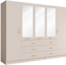 Meblosiek - Garderobna omara Konso 21 - 250 cm - bež