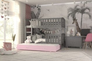 AJK Meble - Pograd Kubus 3 MDF z dodatnim ležiščem - 90x200 cm