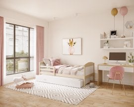 Postelja z dodatnim ležiščem Mateusz P2 - 80x190 cm 