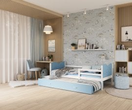 Postelja z dodatnim ležiščem Max P2 MDF - 80x190 cm 