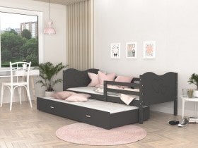 AJK Meble - Postelja z dodatnim ležiščem Max P2 MDF - 80x160 cm