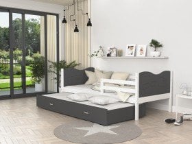 AJK Meble - Postelja z dodatnim ležiščem Max P2 MDF - 80x160 cm