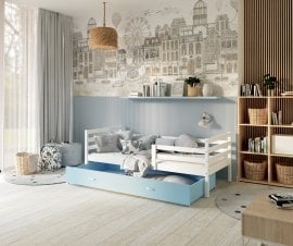 Postelja Jacek P MDF - 80x190 cm 