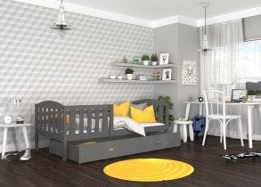 AJK Meble - Postelja Kubus P MDF - 80x160 cm