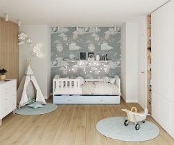 AJK Meble - Postelja Kubus P MDF - 90x200 cm