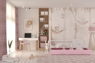 AJK Meble - Postelja Kubus P MDF - 90x200 cm