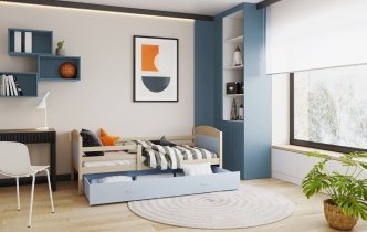 AJK Meble - Postelja Mateuzs P - 90x200 cm