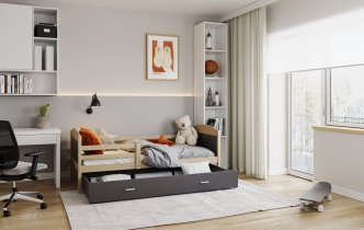 AJK Meble - Postelja Mateuzs P - 90x200 cm