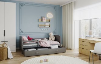 AJK Meble - Postelja Mateuzs P MDF - 80x160 cm