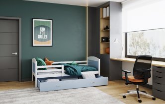 AJK Meble - Postelja Mateuzs P MDF - 80x160 cm