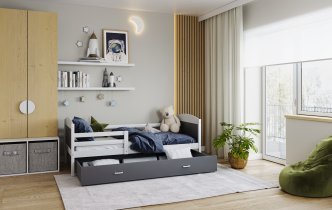 AJK Meble - Postelja Mateuzs P MDF - 80x160 cm