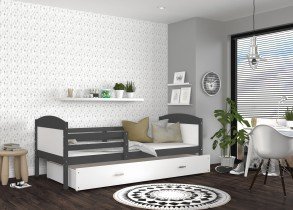 AJK Meble - Postelja Mateuzs P MDF - 90x200 cm